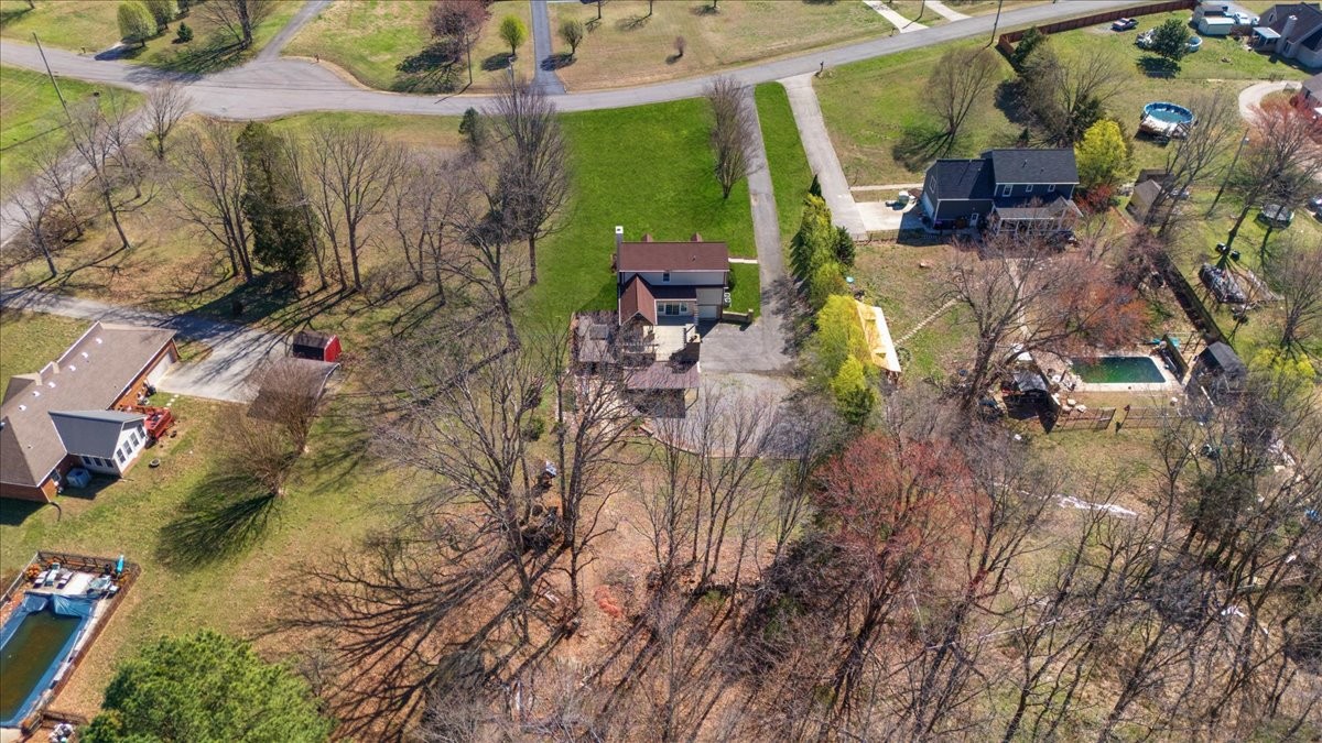 2609 Derby Run Road Springfield, TN 37172 - Photo 42 of 48 an aerial view of a house with a yard