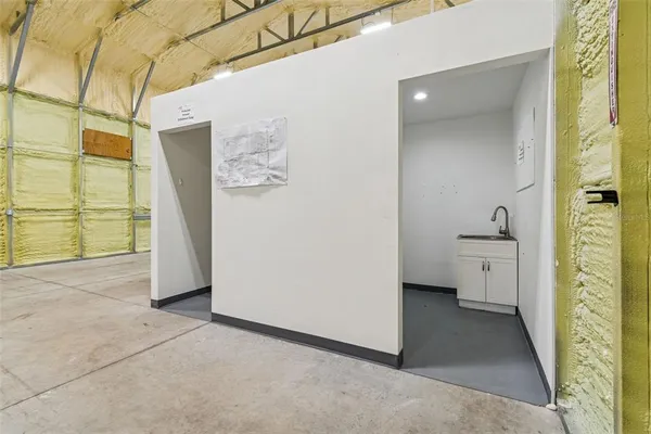 a view of a small space