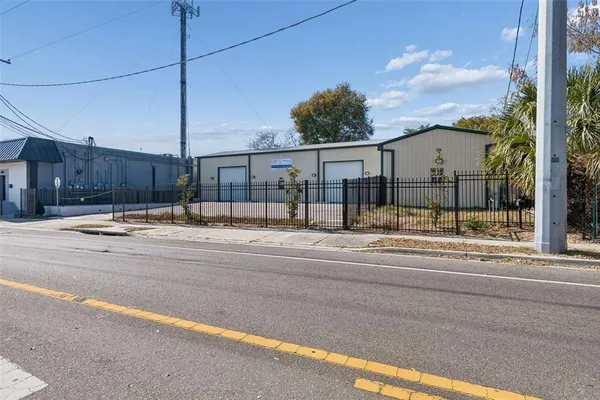a view of a house with a outdoor space