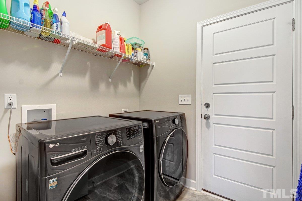 240 Northview Drive Middlesex, NC 27557 - Photo 30 of 40 a utility room with dryer and washer