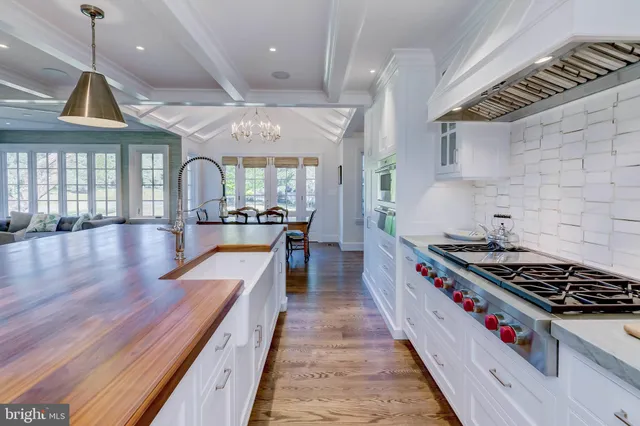 a view of a golf course with a garden