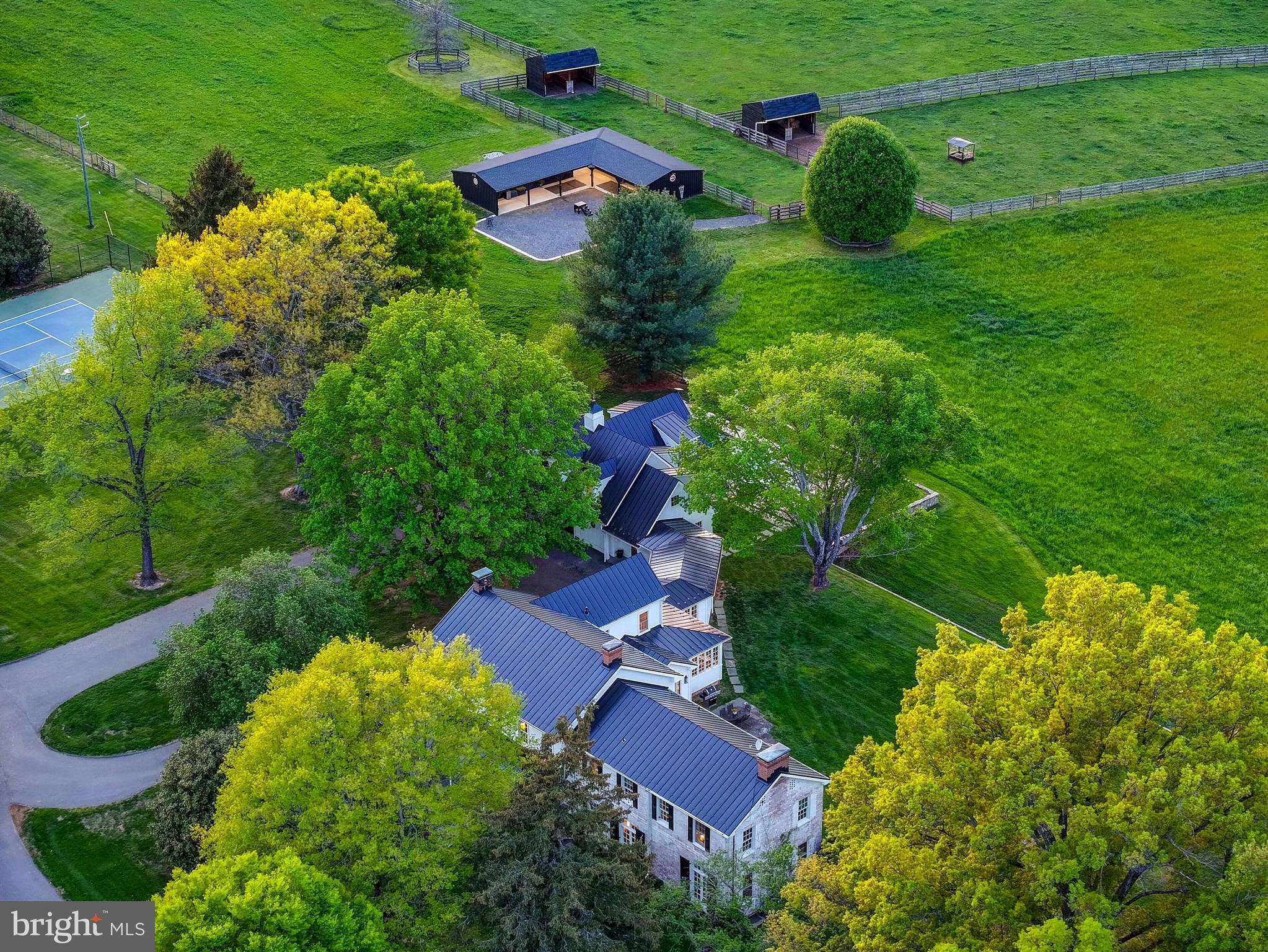 13401 Longnecker Road Reisterstown, MD 21136 - Photo 29 of 58 a aerial view of a house with pool yard and outdoor seating