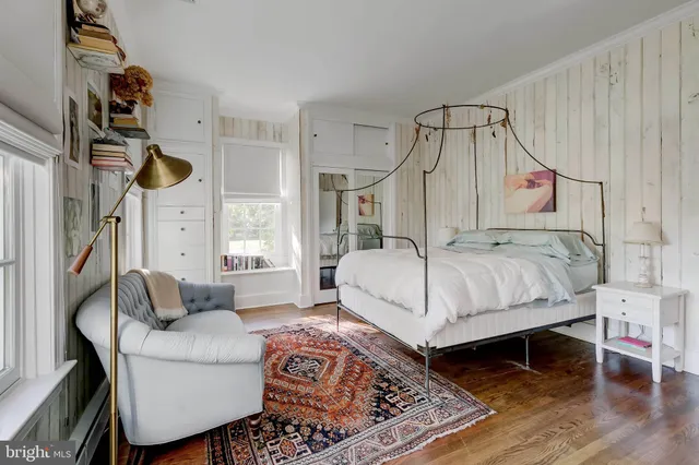 a view of swimming pool and mountain in back