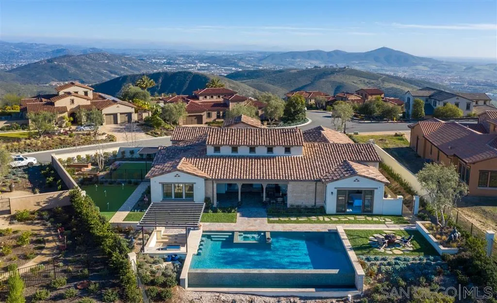 8920 Via Rancho Cielo Rancho Santa Fe, CA 92067 - Photo 24 of 25 an aerial view of multiple houses