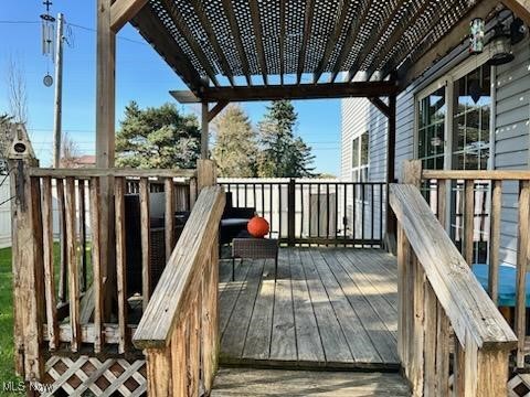 2761 Omega Road Greenwich, OH 44837 - Photo 4 of 50 Wooden deck featuring a pergola