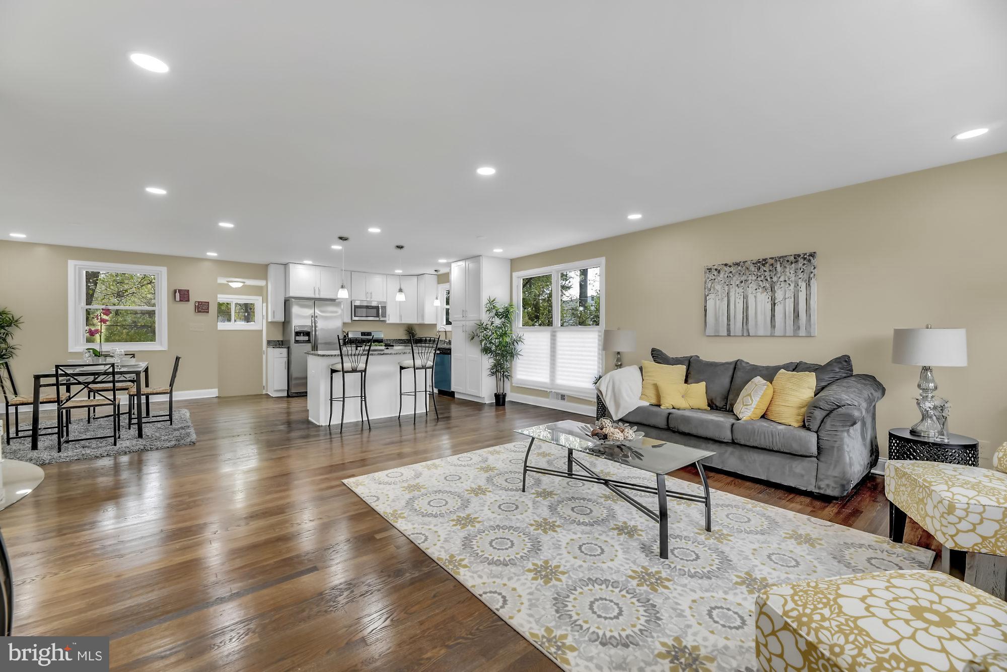 3713 Cassen Road Randallstown, MD 21133 - Photo 5 of 27 a living room with furniture and wooden floor