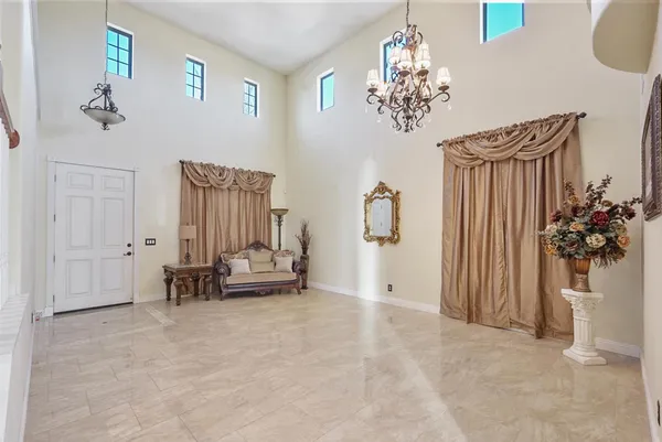 a view of a city and lake view