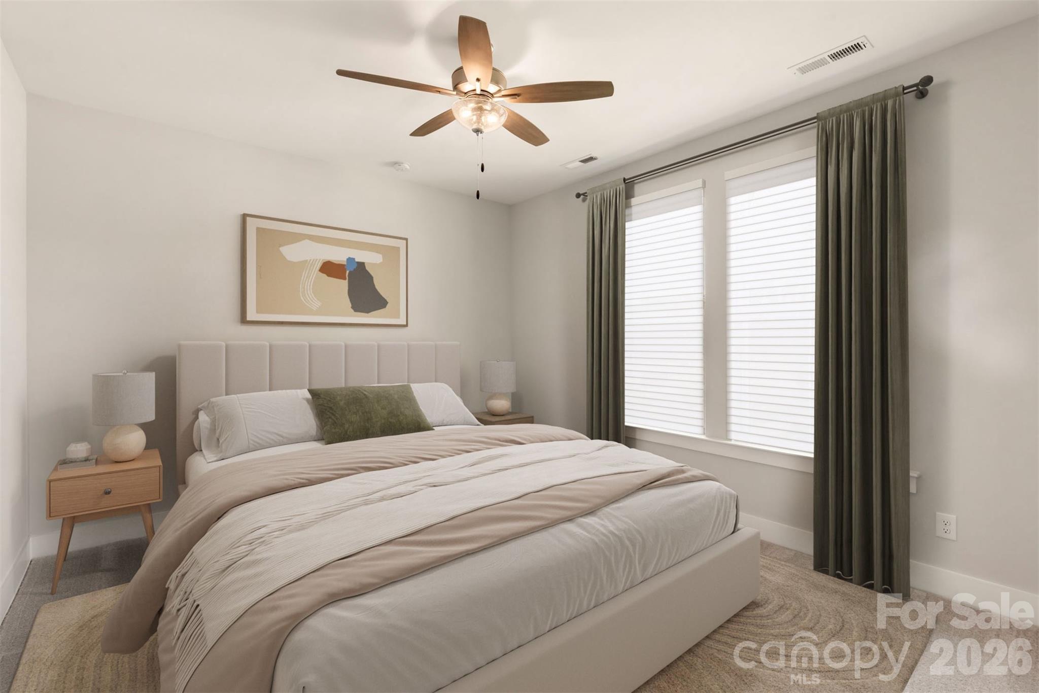 429 Nathaniel Way, Unit BRX0032 Charlotte, NC 28213 - Photo 21 of 43 a bedroom with a large bed and a window