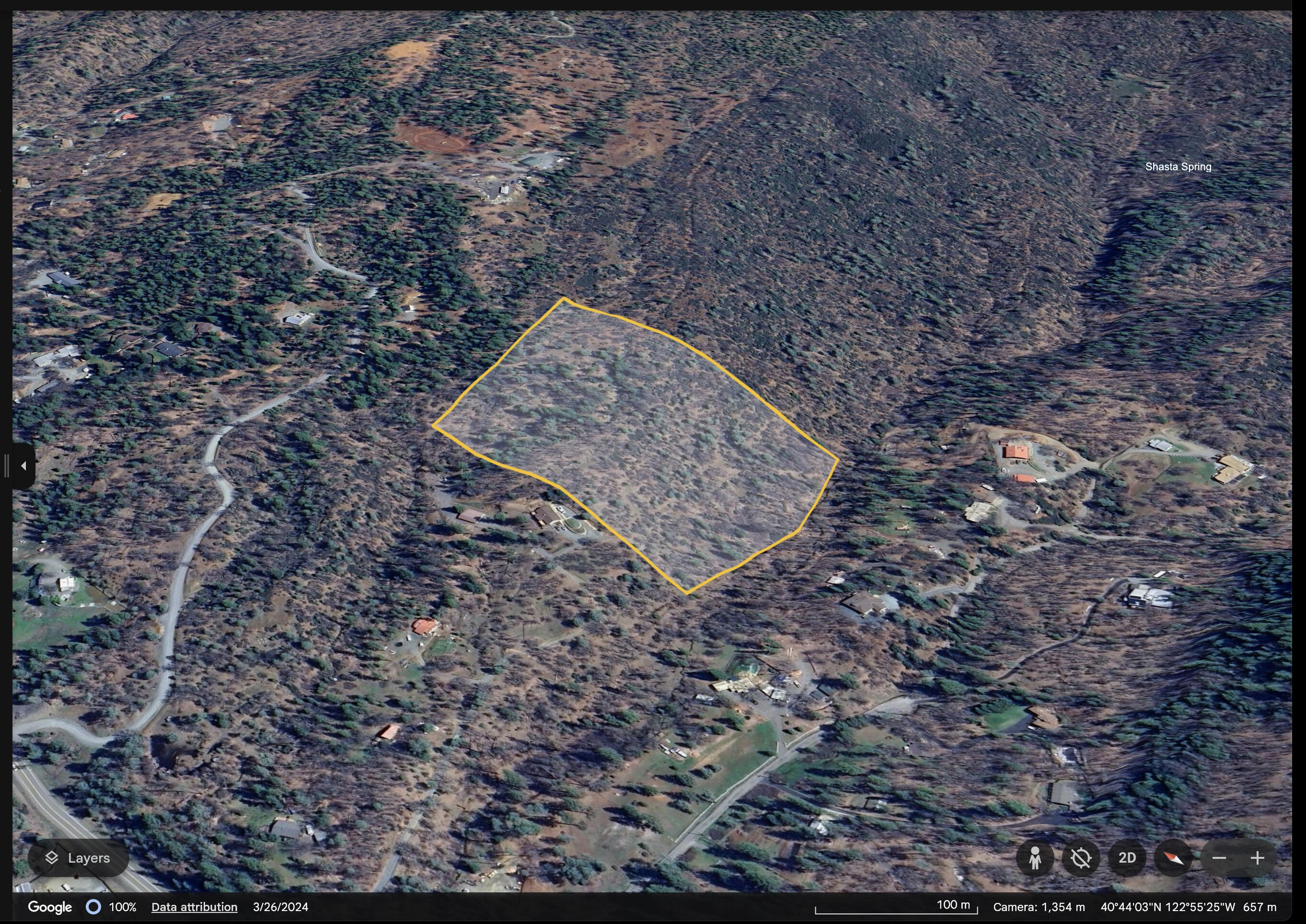 230 Shasta Springs Road Weaverville, CA 96093 - Photo 23 of 23 a view of a dry yard