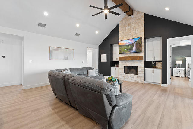 823 13th Street Wolfforth, TX 79382 - Photo 6 of 32 Georgeous Fireplace w/Built-ins