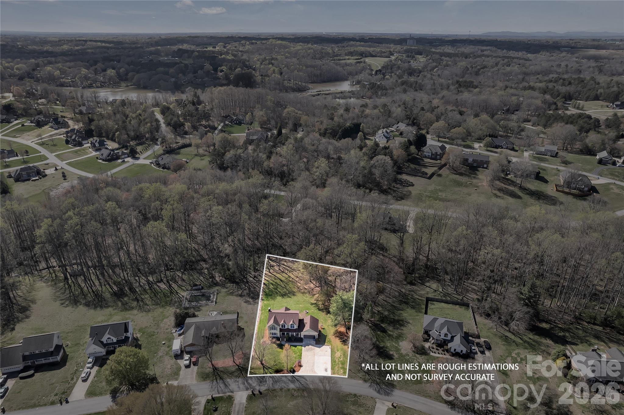 120 Oak Point Drive Cherryville, NC 28021 - Photo 41 of 44 an aerial view of a house