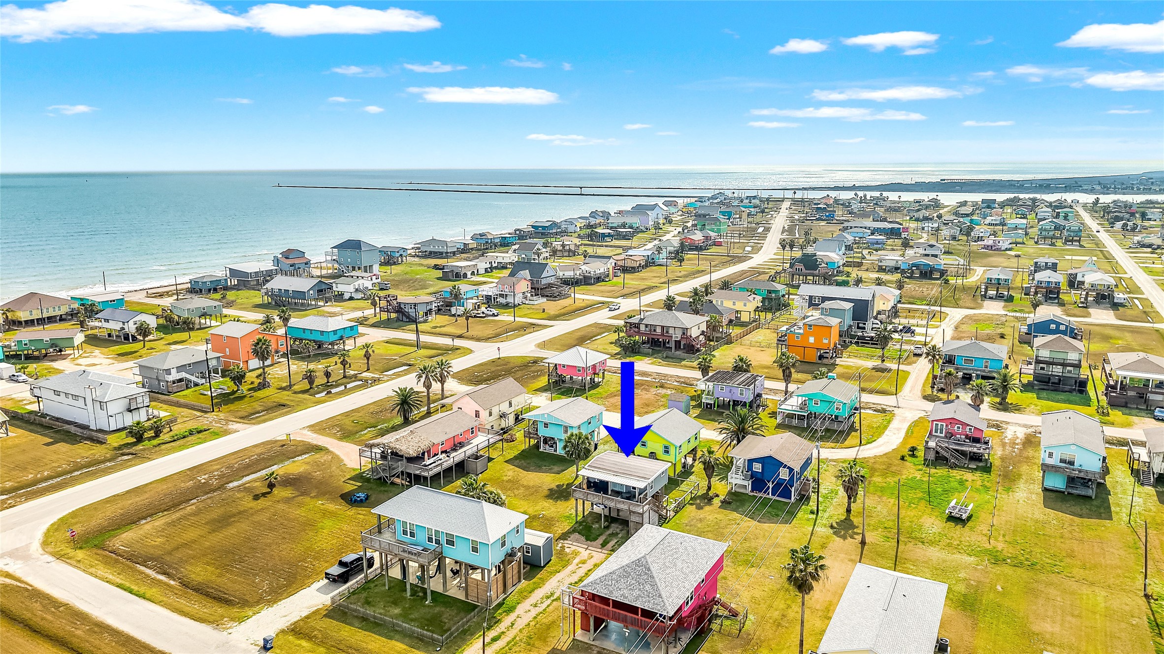 311 Olive Street Surfside Beach, TX 77541 - Photo 29 of 29 an aerial view of multiple house