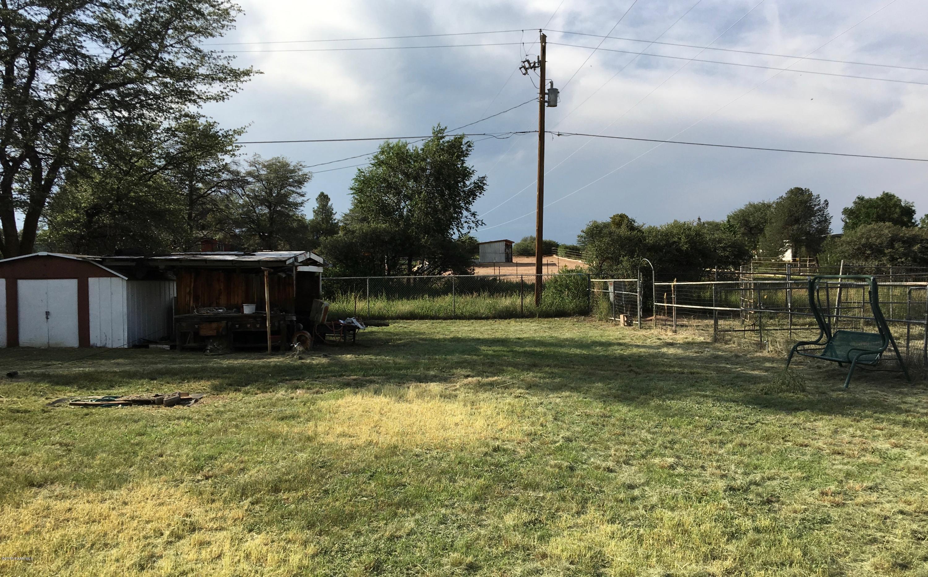 7375 North Race Track Road Prescott, AZ 86305 - Photo 34 of 45 back yard / shed
