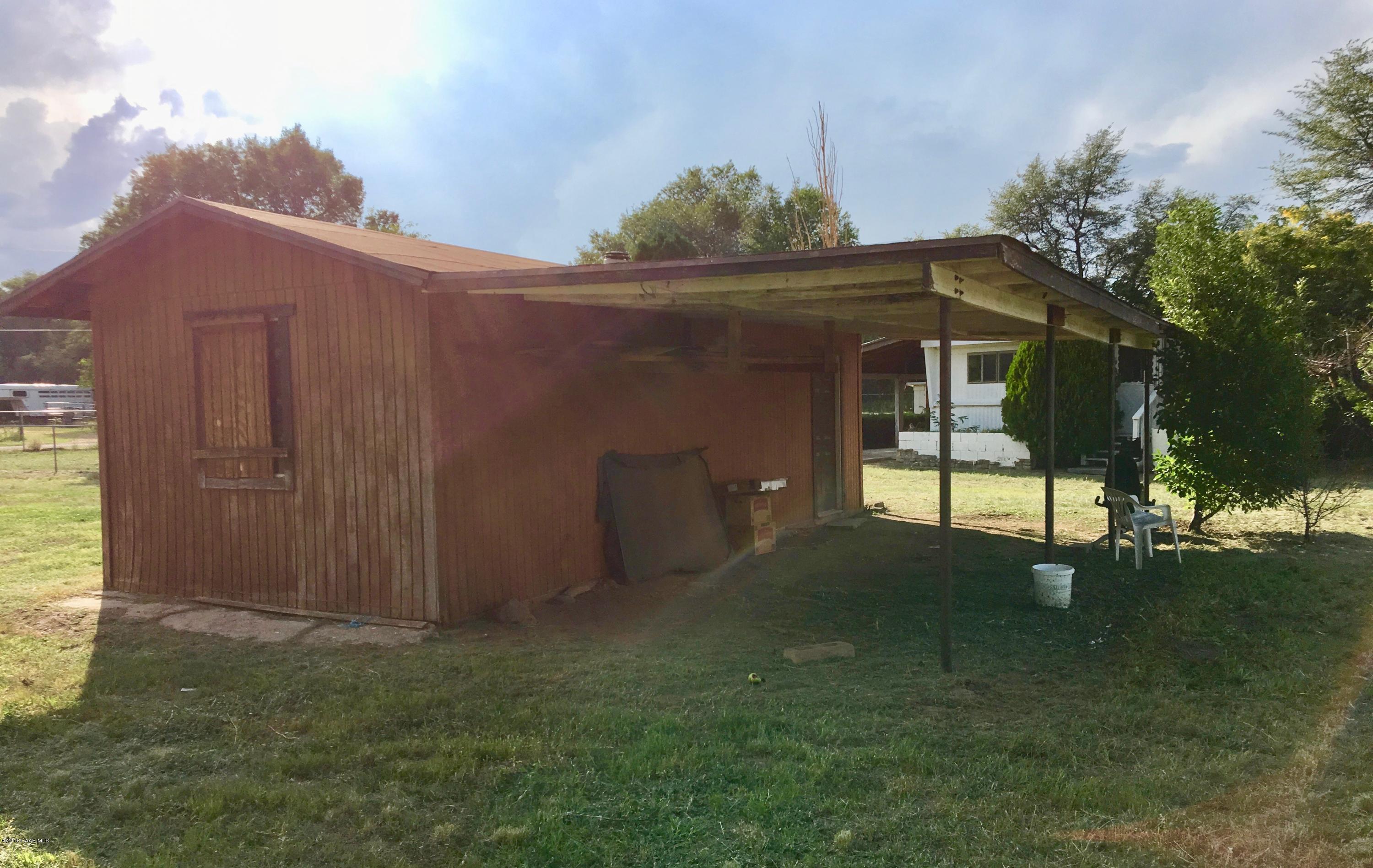 7375 North Race Track Road Prescott, AZ 86305 - Photo 43 of 45 back side of Guest house/Shop