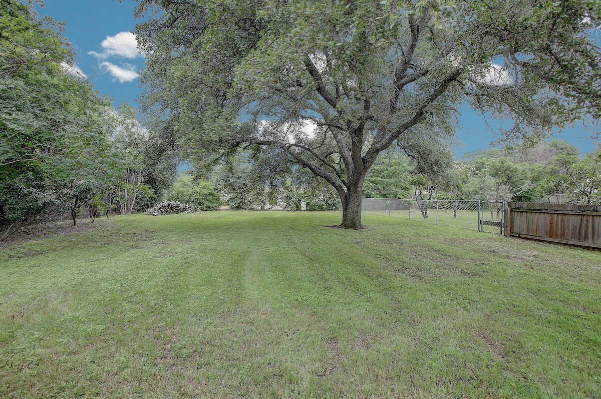 1708 Olive Street Georgetown, TX 78626 - Photo 31 of 40 a view of outdoor space with yard and trees all around
