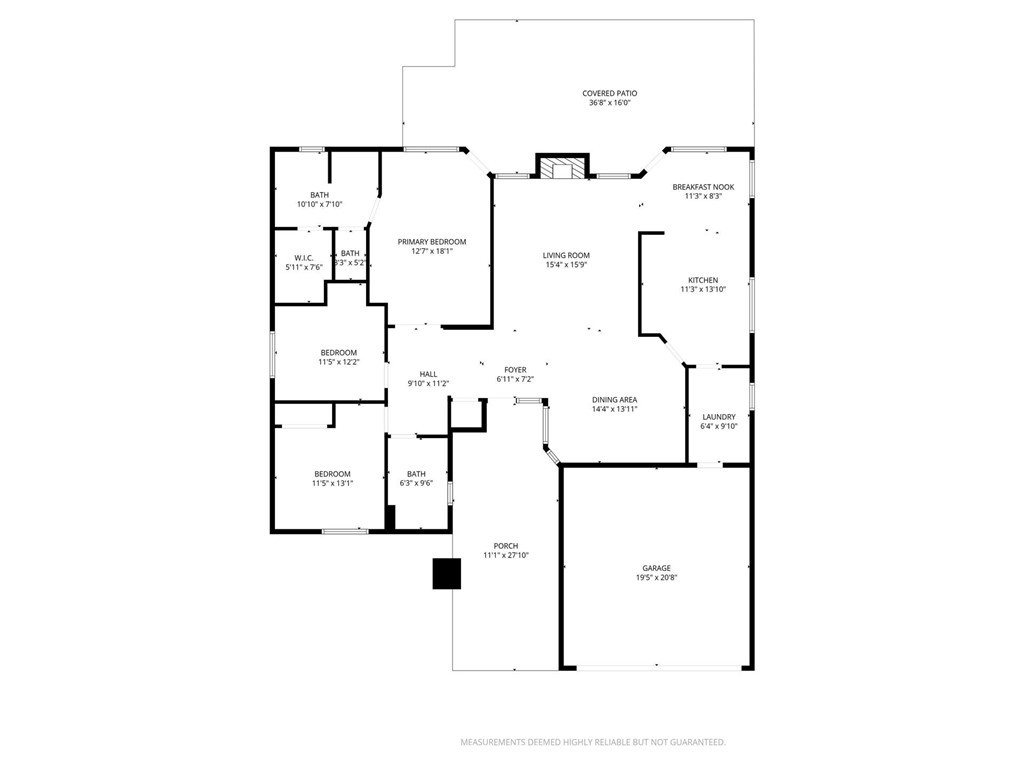 1886 Tamarack Lane Hemet, CA 92545 - Photo 40 of 40 a picture of floor plan