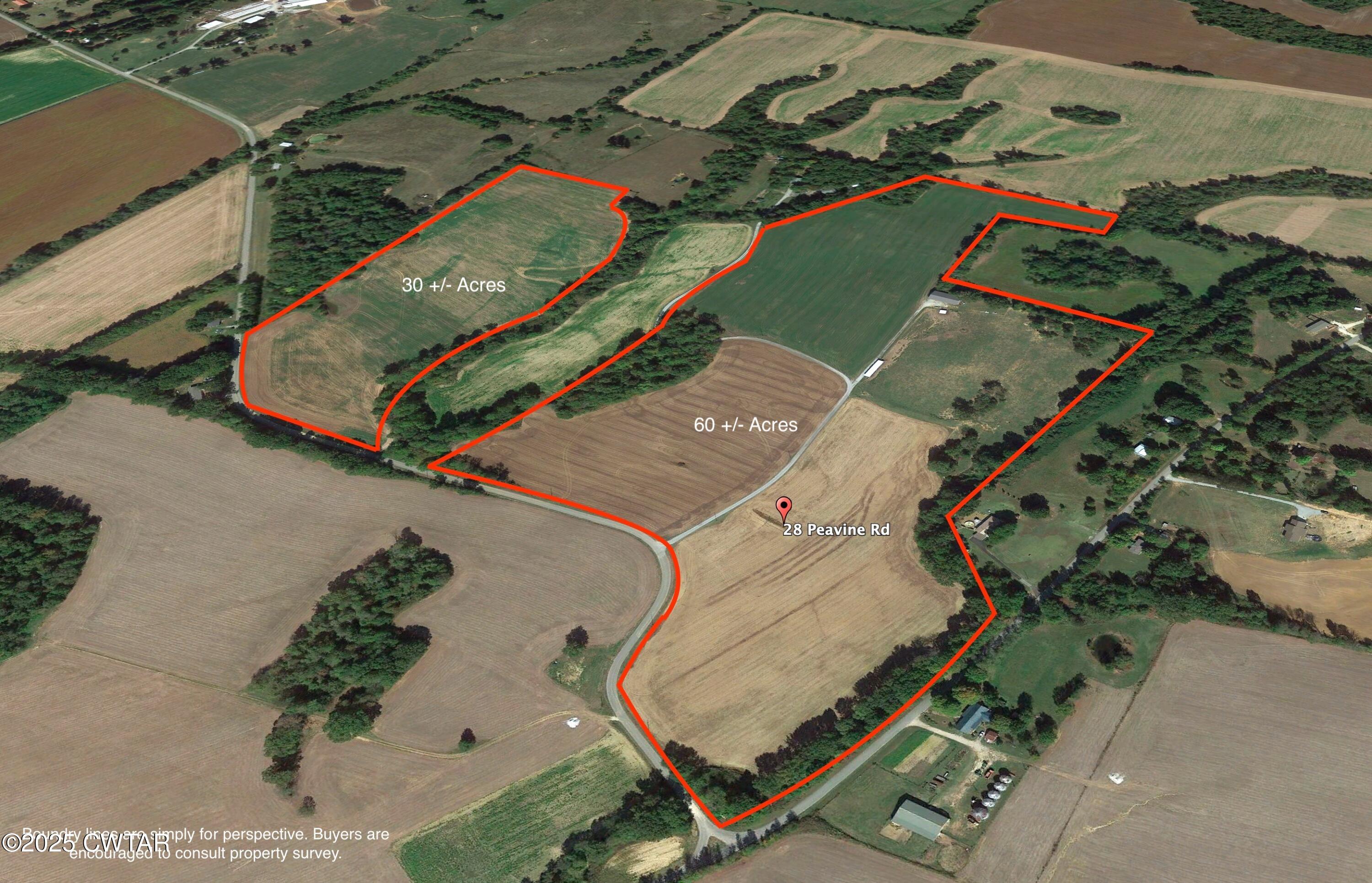 28 Peavine Road Bradford, TN 38316 - Photo 16 of 16 an aerial view of a tennis ground