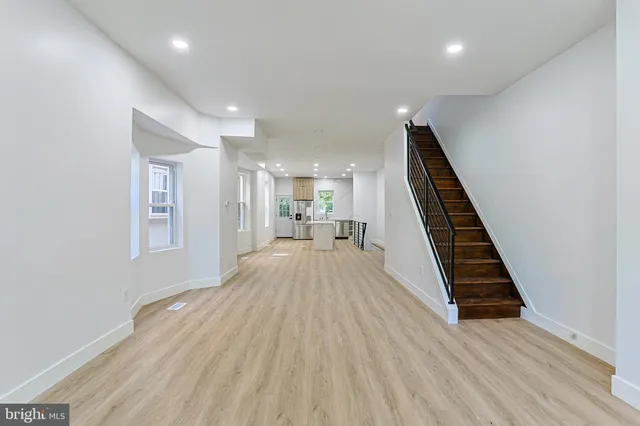 wooden floor in an empty room with wooden floor