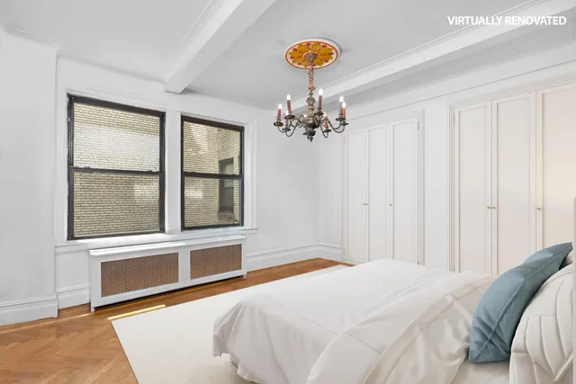 a room with furniture and wooden floor