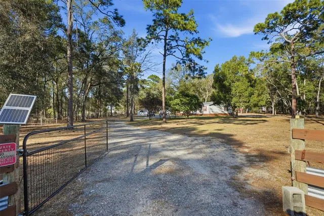 a view of outdoor space with trees