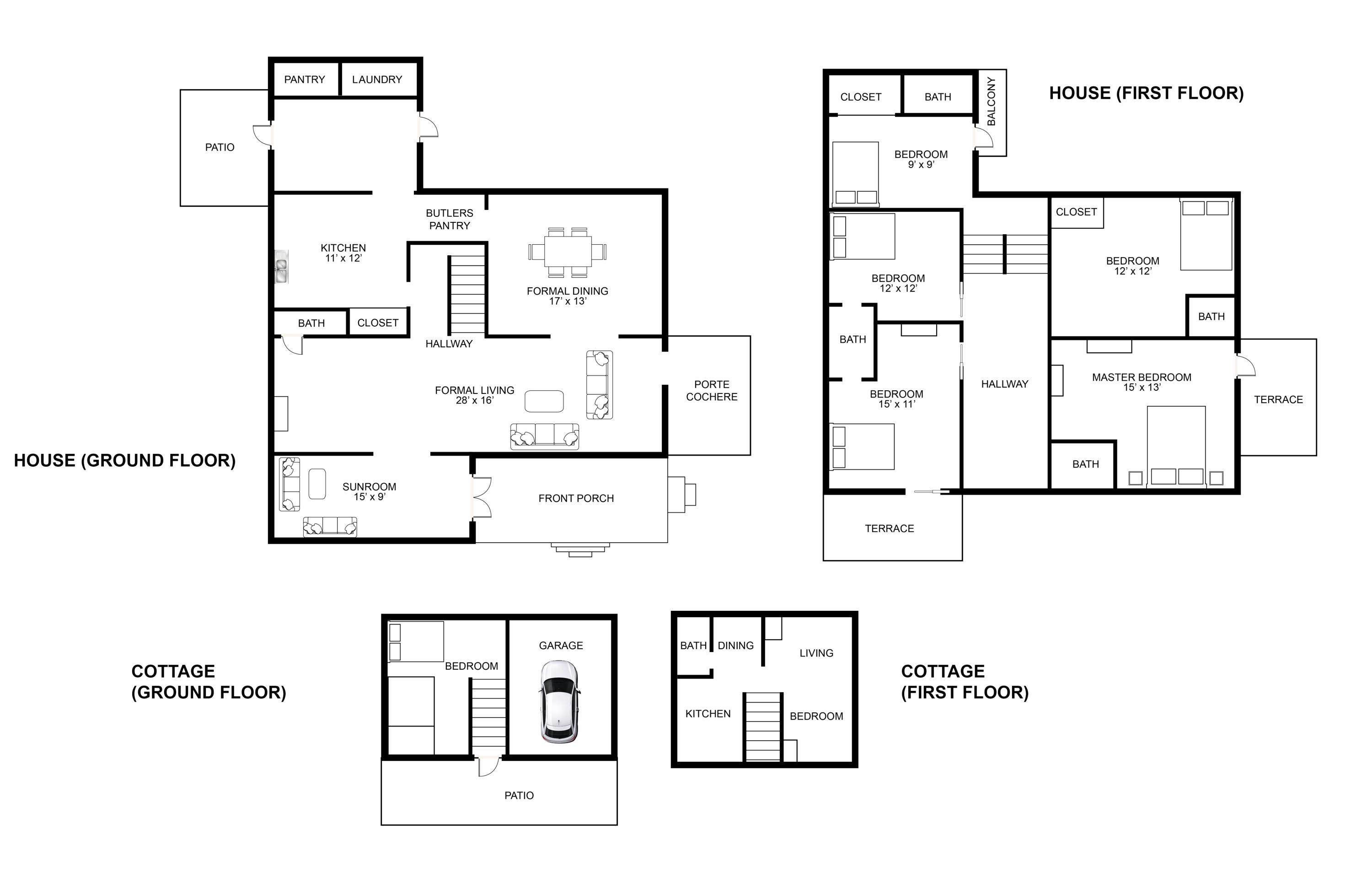 229 9th Street West Palm Beach, FL 33401 - Photo 67 of 67 Floor Plan