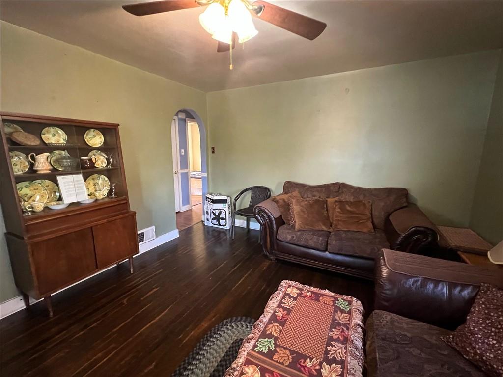 19 Fairview Street Uniontown, PA 15401 - Photo 7 of 19 a living room with furniture and a flat screen tv