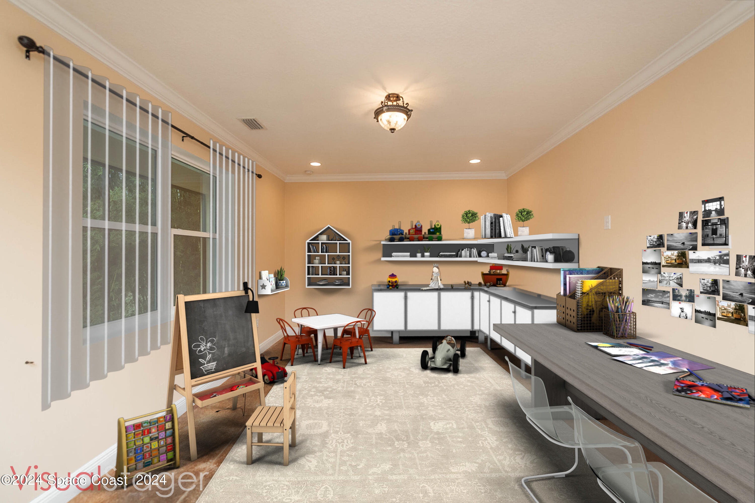 3750 Hield Road Melbourne, FL 32904 - Photo 19 of 63 a room with furniture and a chandelier