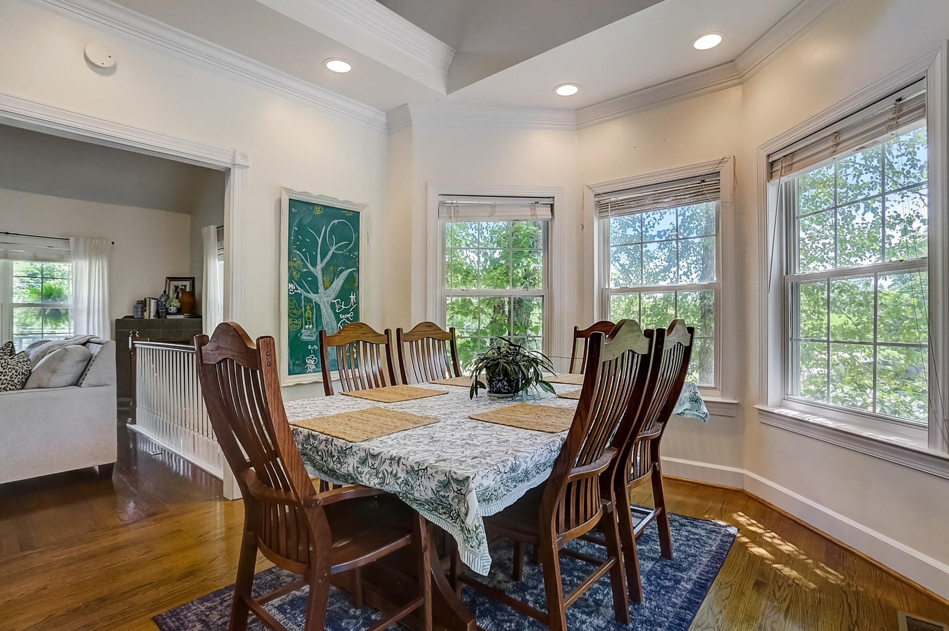 7532 King Road Fairview, TN 37062 - Photo 18 of 64 a view of a dining room with furniture window and wooden floor