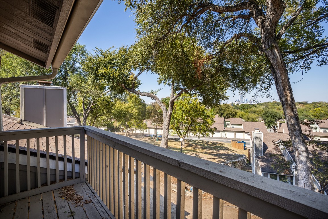 1720 Timber Ridge Drive Austin, TX 78741 - Photo 14 of 30 Balconey from upstairs bedrooms.