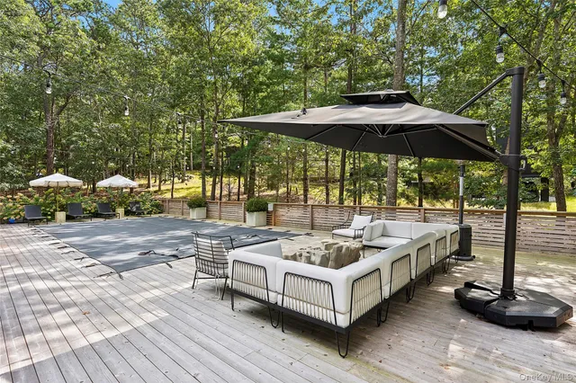 a view of a couches in patio of a house