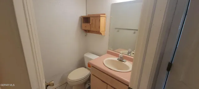 a close view of closet