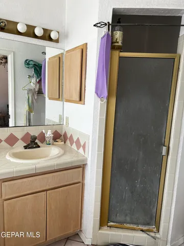 a view of an entrance of the building