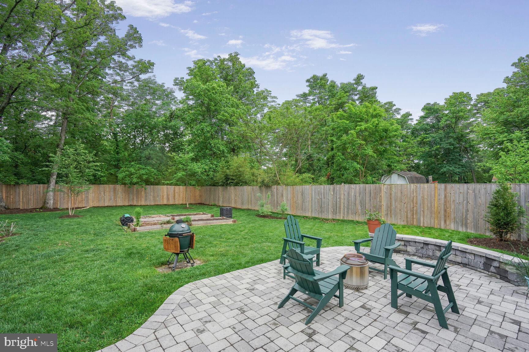 7045 Barbara Road Alexandria, VA 22315 - Photo 50 of 57 a view of a backyard with furniture