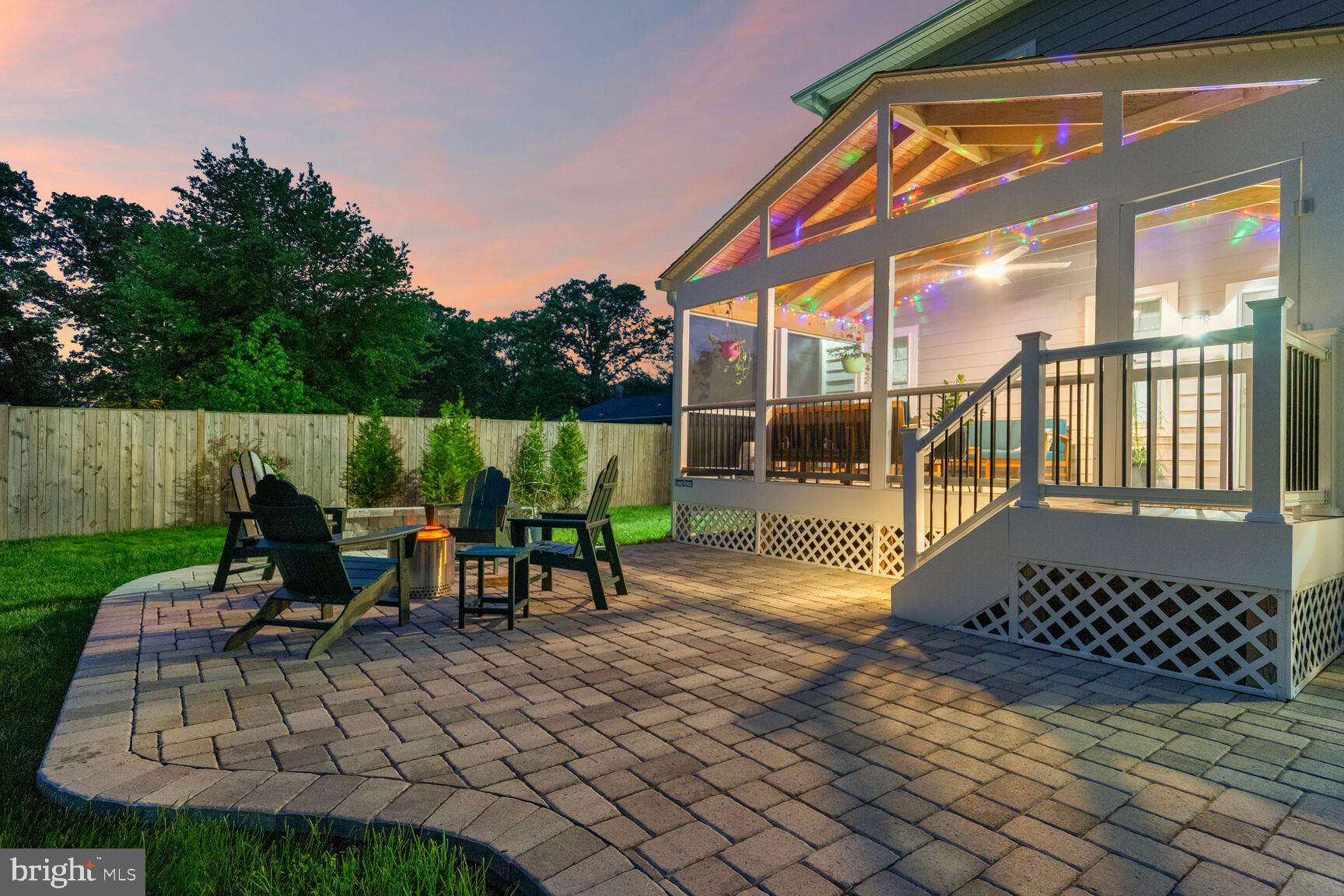 7045 Barbara Road Alexandria, VA 22315 - Photo 51 of 57 a view of a patio with a table and chairs
