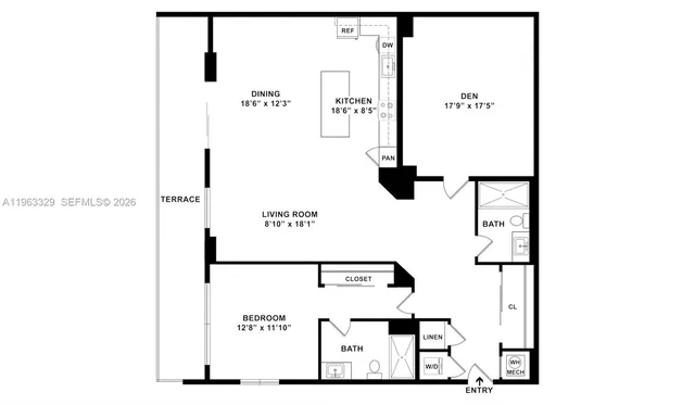 $3,666 | 101 Diplomat Parkway, Unit 501, Hallandale Beach, FL 33009