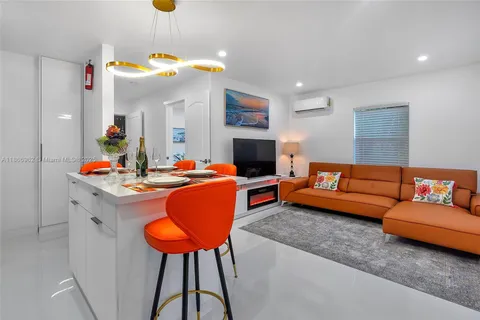 a workspace with furniture and a couch