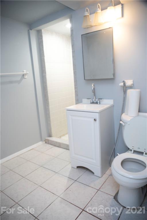 3307 Piney Grove Road Charlotte, NC 28212 - Photo 33 of 48 a bathroom with a toilet a sink and a mirror