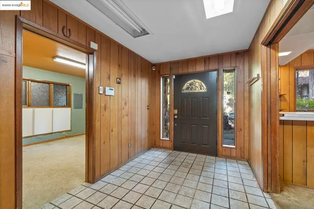 a view of an entryway door