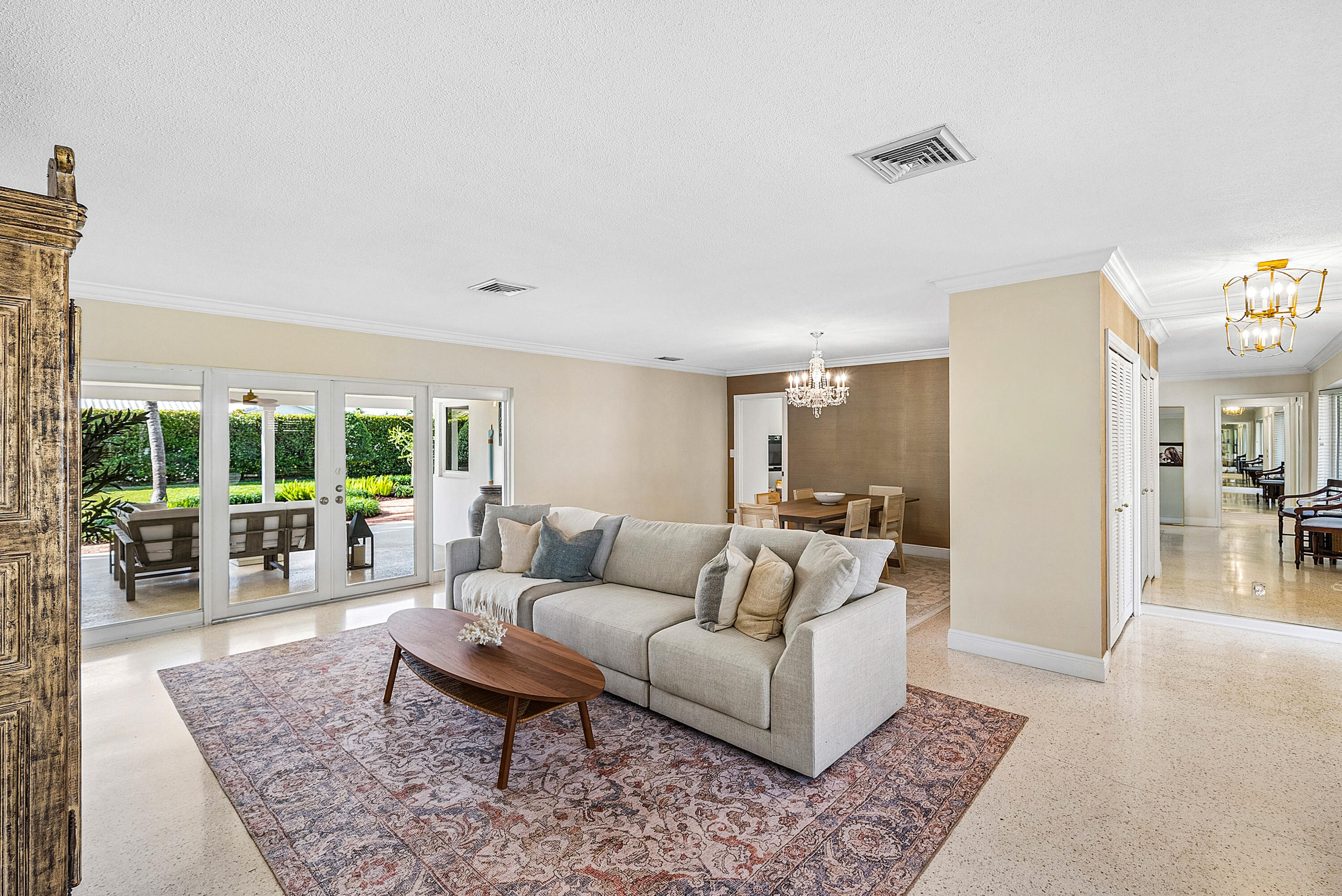 670 Elm Tree Lane Boca Raton, FL 33486 - Photo 7 of 44 a living room with furniture and a large window