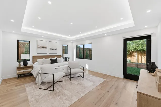 a bathroom with a shower and toilet