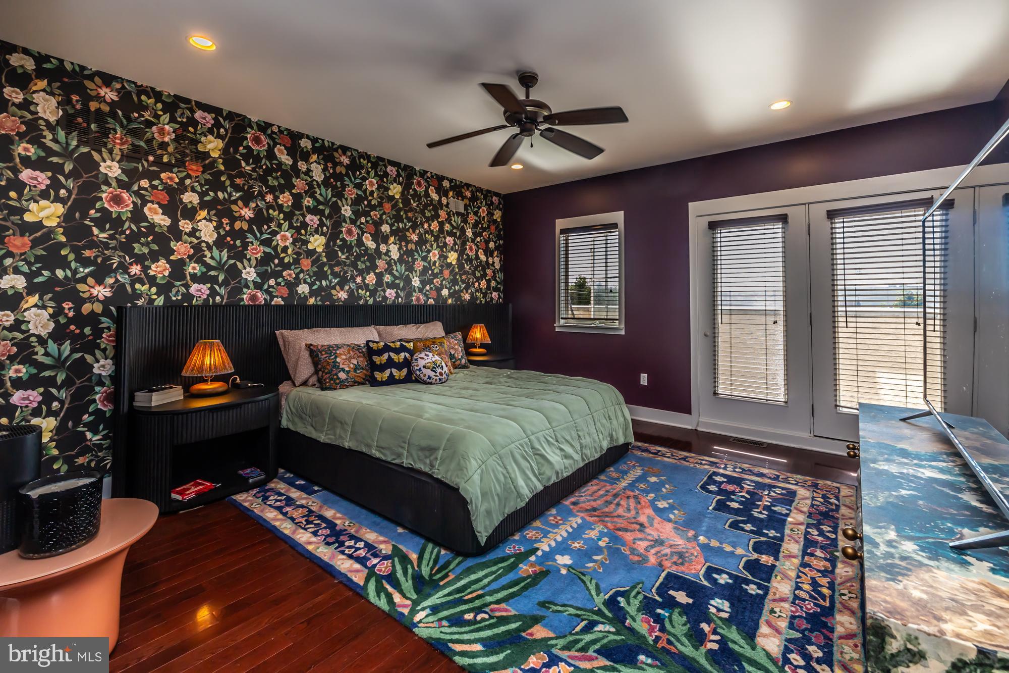 119 Federal Street Philadelphia, PA 19147 - Photo 28 of 51 Charming bedroom with floral accents.