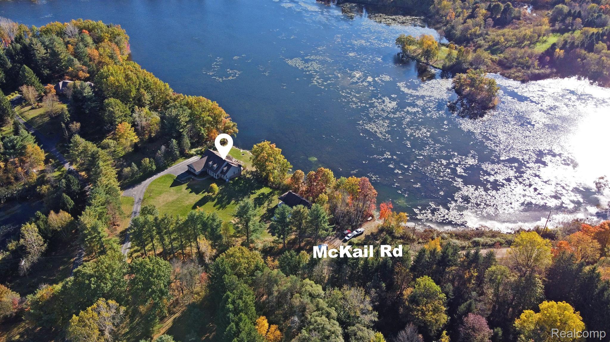 1372 McKail Road Leonard, MI 48367 - Photo 5 of 92 Aerial of lake