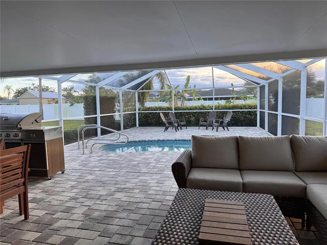 a view of outdoor seating