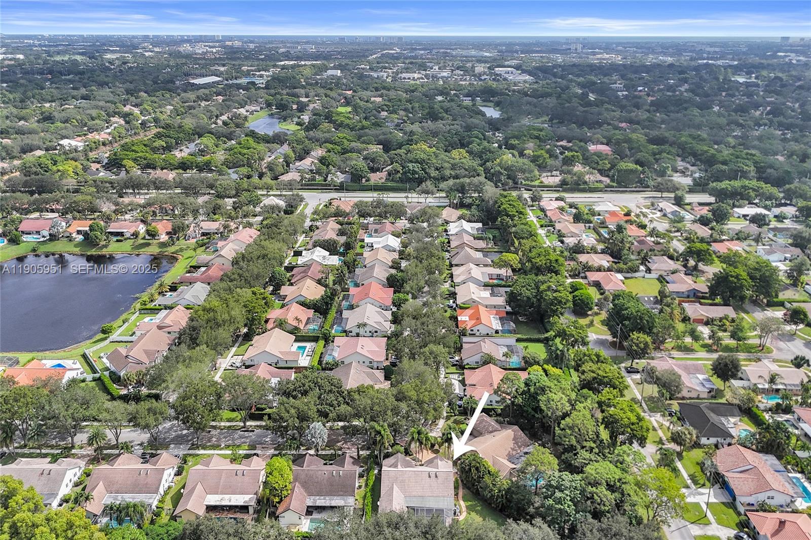3801 Northwest 27th Avenue Boca Raton, FL 33434 - Photo 99 of 100 an aerial view of a city