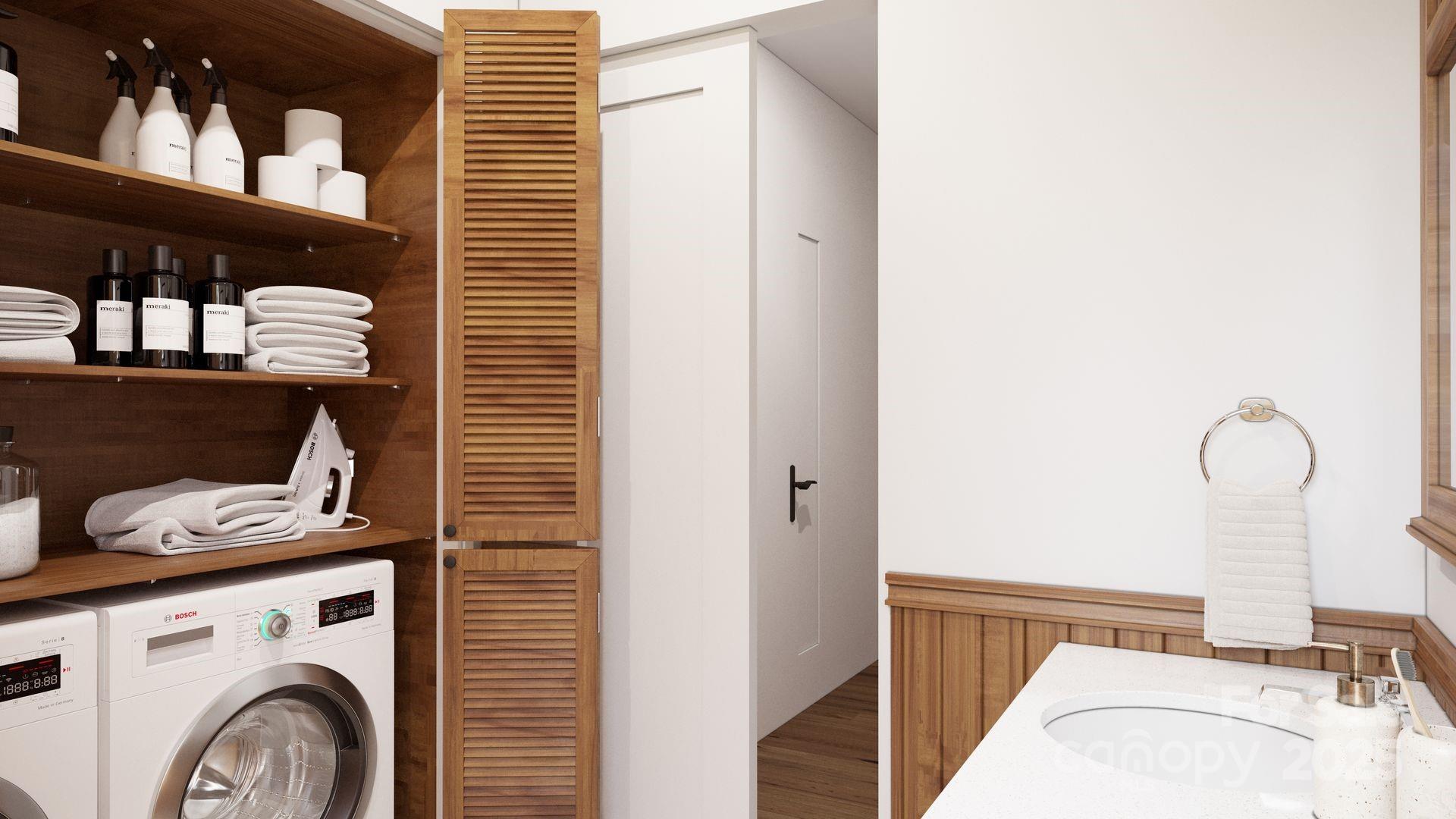 2576 Jumping Run Connelly Springs, NC 28612 - Photo 20 of 29 a utility room with dryer and washer