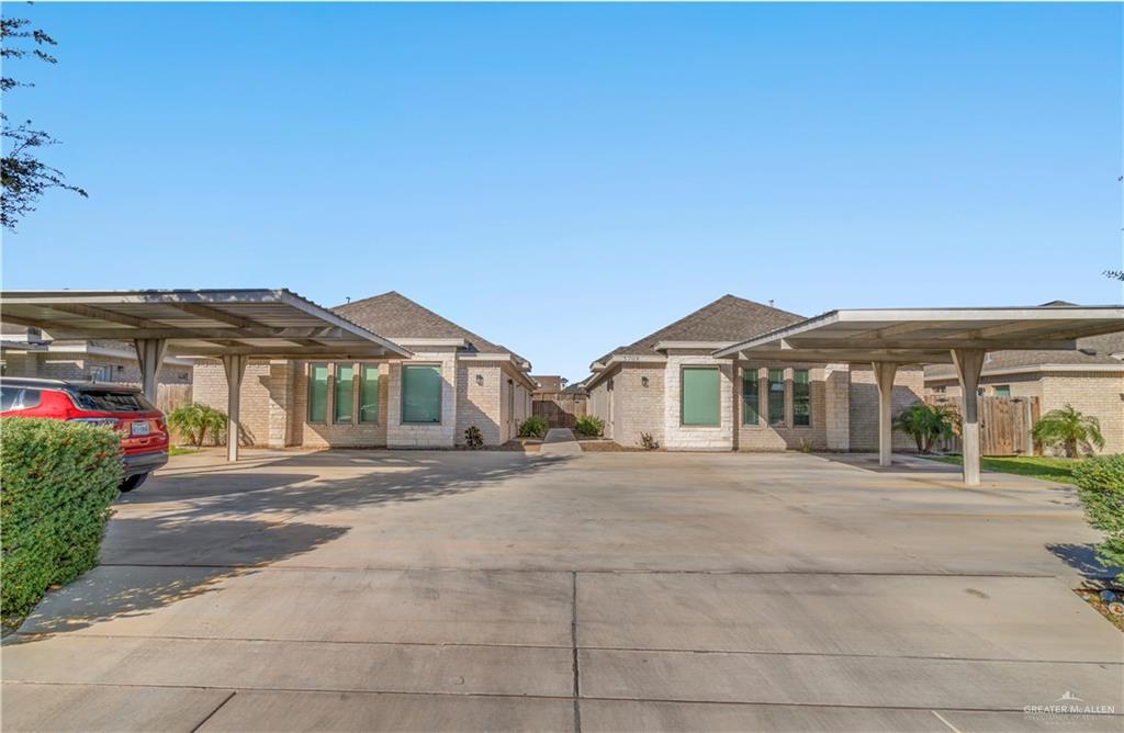 5708 Nightingale Avenue, Unit 2 Mission, TX 78573 - Photo 1 of 12 View of front of house featuring a carport