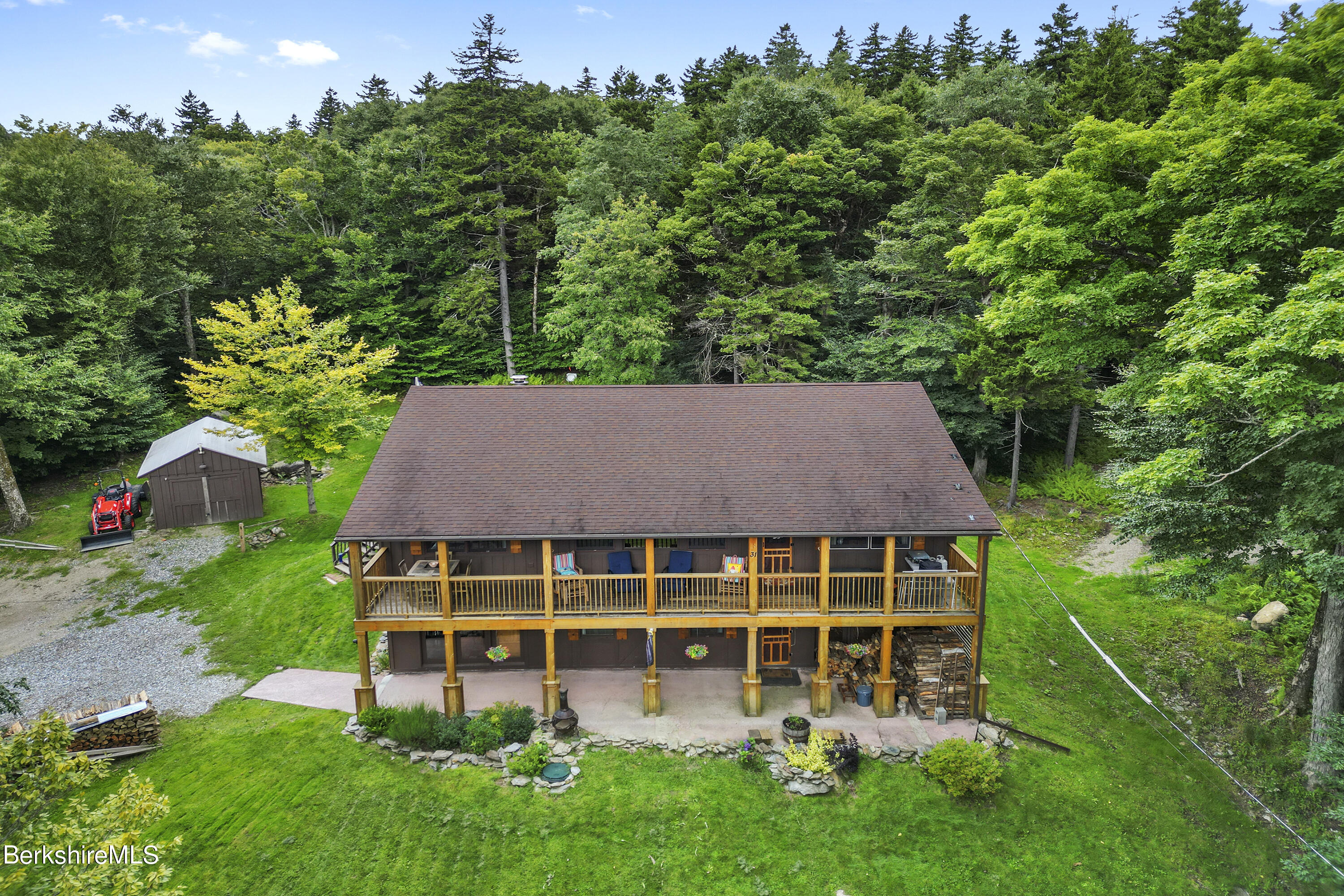 31 Moores Road Florida, MA 01247 - Photo 3 of 44 an aerial view of a house