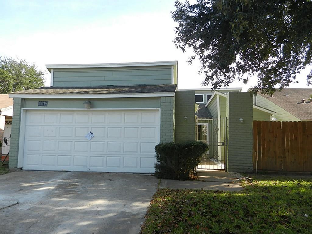 a backyard of a house