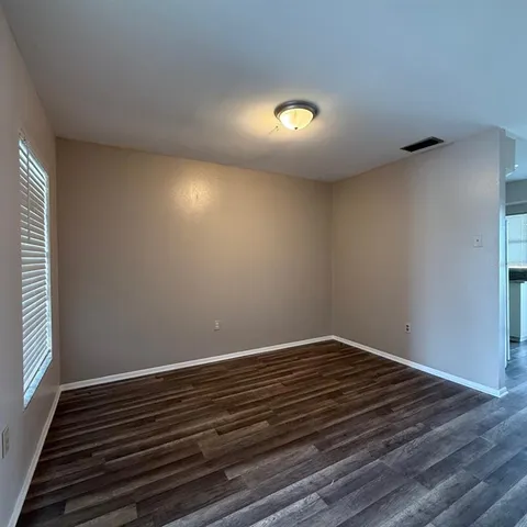 a view of wooden floor