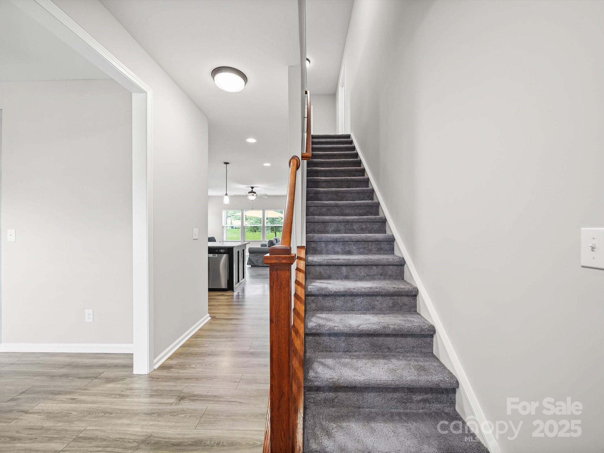 3013 Riker Street Clover, SC 29710 - Photo 5 of 39 a view of entryway and hall with wooden floor